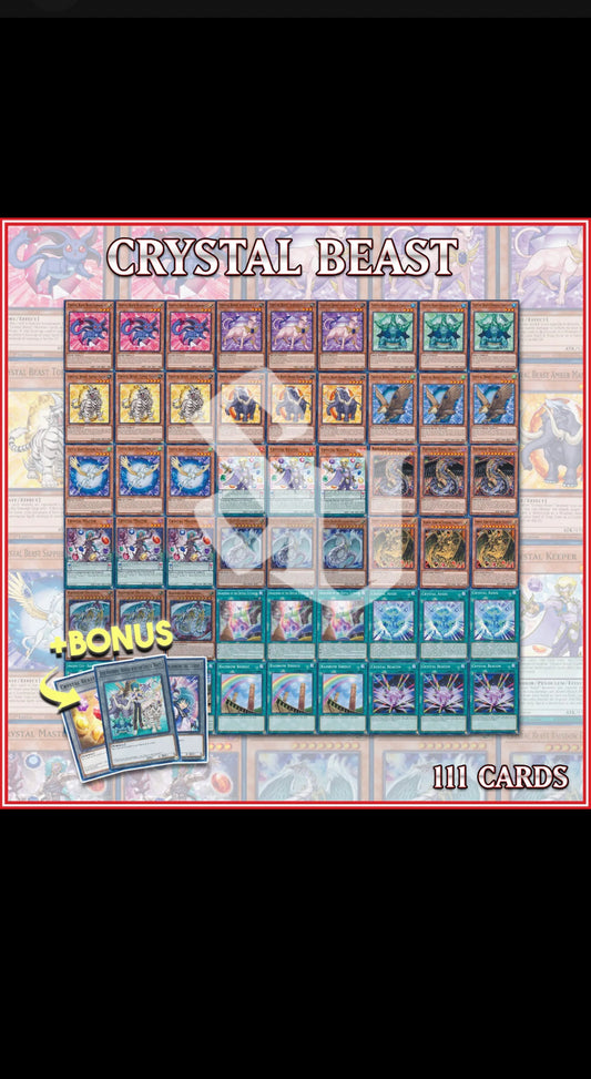 Yugioh Crystal Beast Deck Core