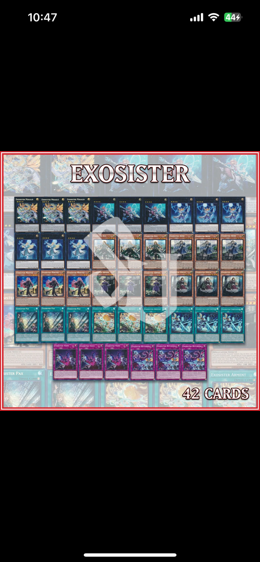 Yugioh Exosister Deck Core