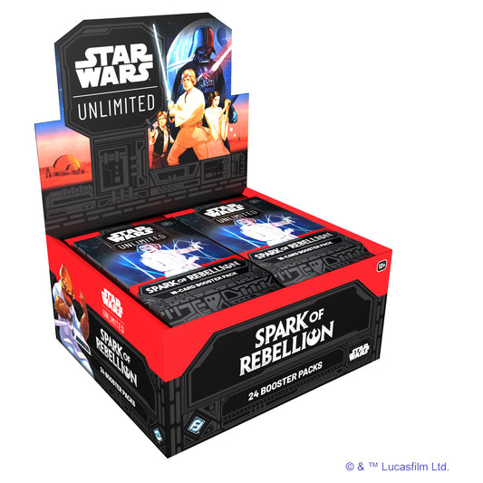 Star Wars Unlimited - Spark of Rebellion Booster Display