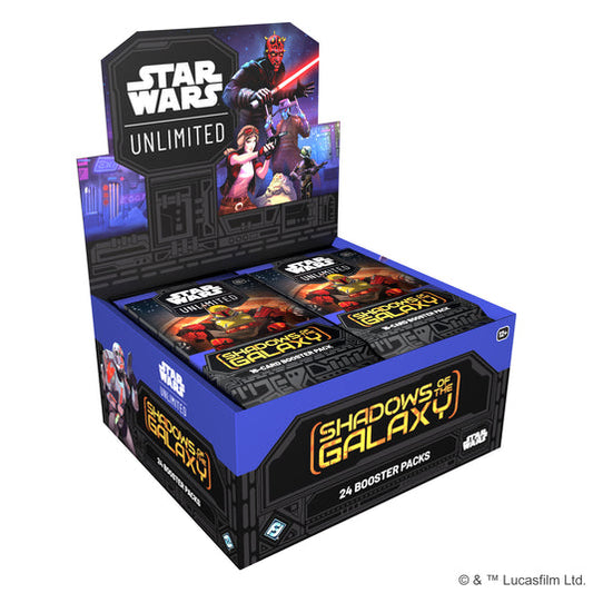 Pre Order Star Wars Unlimited - Shadows of the Galaxy Booster Box