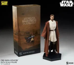 Sideshow/Hot Toys 1/6th Scale Clone Wars Obi Wan Kenobi