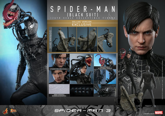 Hot Toys 1/6 Scale Spider-Man (Black Suit) (Deluxe Version)